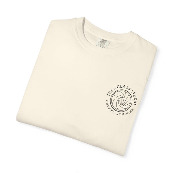 Surfboard Art T-Shirt — Coastal Wave Trio Graphic (The C Glass Studio)