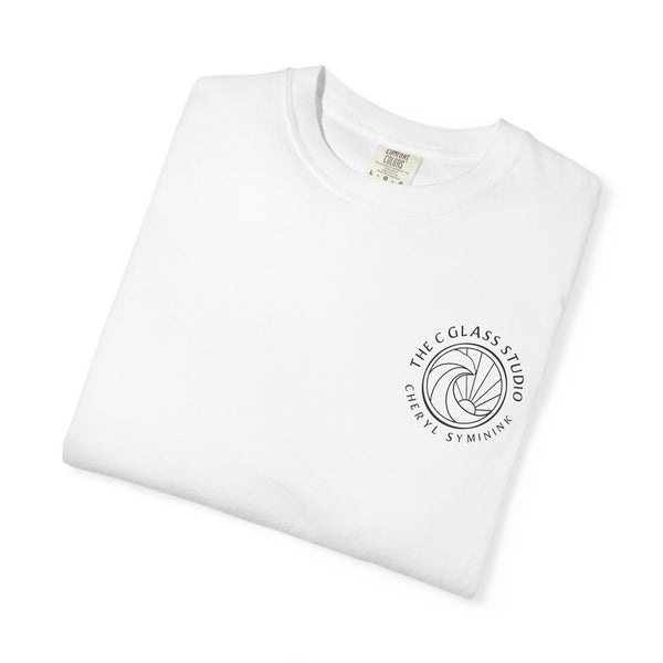 Surfboard Art T-Shirt — Coastal Wave Trio Graphic (The C Glass Studio)