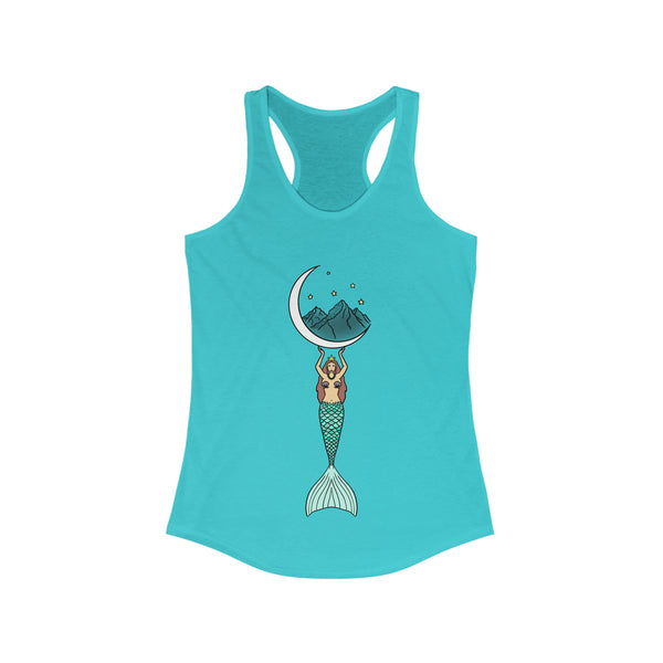 Moon Mermaid Women's Ideal Racerback Tank