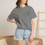 Surfboard Art T-Shirt — Coastal Wave Trio Graphic (The C Glass Studio)