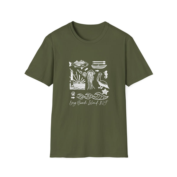 Long Beach Island Unisex Softstyle T-Shirt
