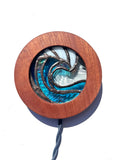 Wave light up stained glass