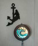 Wave light up stained glass