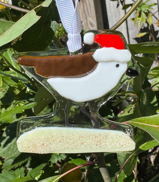 Sandpiper Santa Ornament