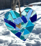 My hearts at the beach - The C Glass Studio