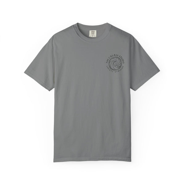 Surfboard Art T-Shirt — Coastal Wave Trio Graphic (The C Glass Studio)