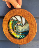 Wave light up stained glass
