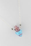 Vessel Bead Necklace Purple and Blue —The C Glass Studio