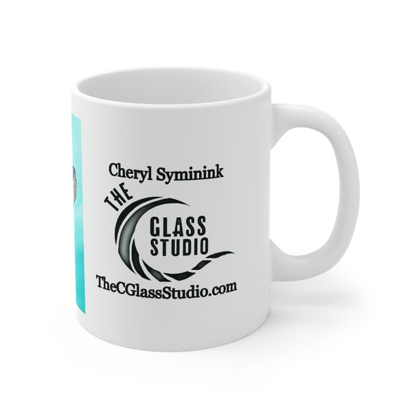 Whale and Mermaid Ceramic Mug 11oz