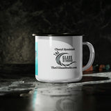 Whale and Mermaid Enamel Camp Cup