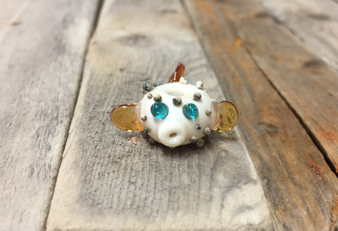 Pufferfish Bead —The C Glass Studio