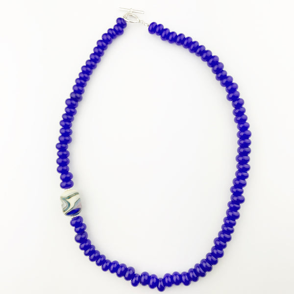 Handmade Glass Bead Necklace —The C Glass Studio
