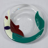 Mermaid Fused Glass Bowl —The C Glass Studio