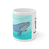 Whale and Mermaid Ceramic Mug 11oz