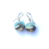 Seaglass Wave Earrings