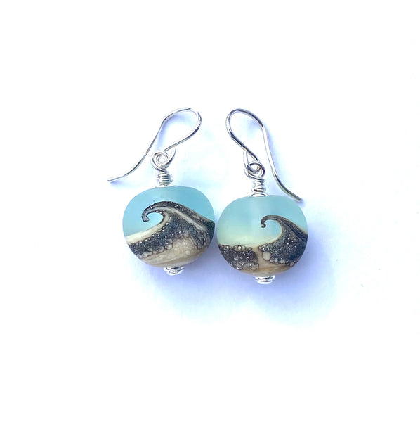 Seaglass Wave Earrings
