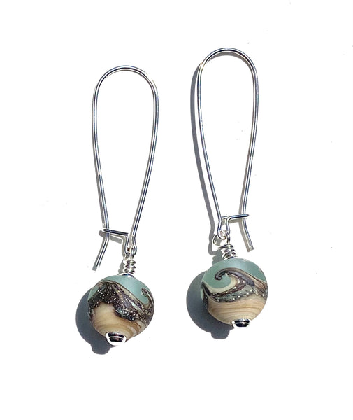 Wave Sand and Sea Earrings