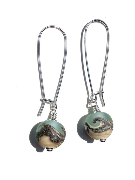 Wave Sand and Sea Earrings