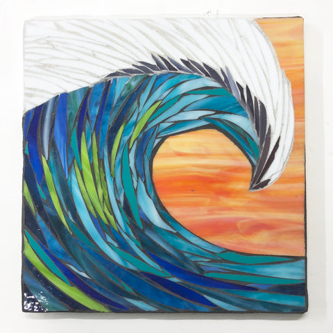 Wave Mosaic —The C Glass Studio