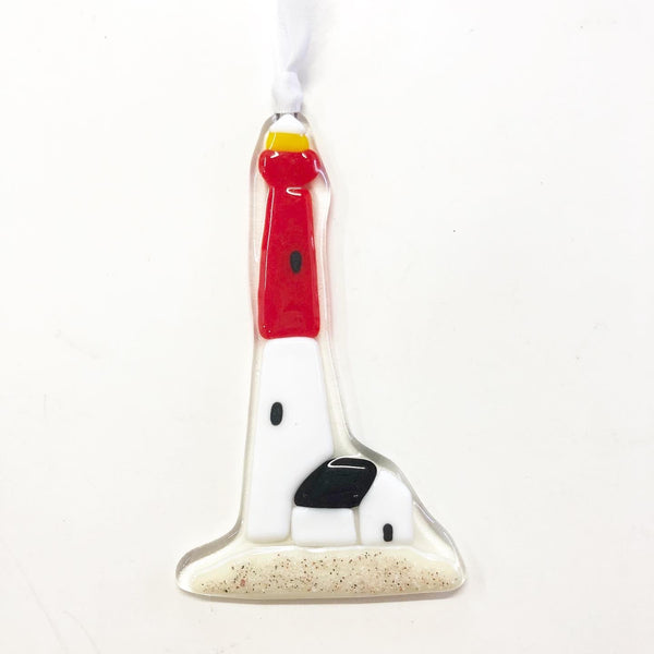 Barnegat Lighthouse Ornament —The C Glass Studio