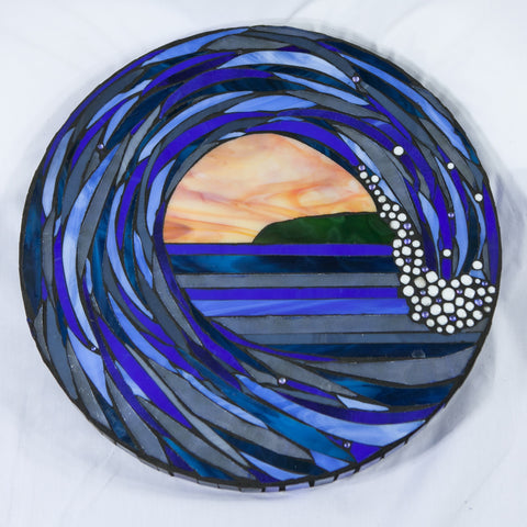 Wave Mosaic —The C Glass Studio